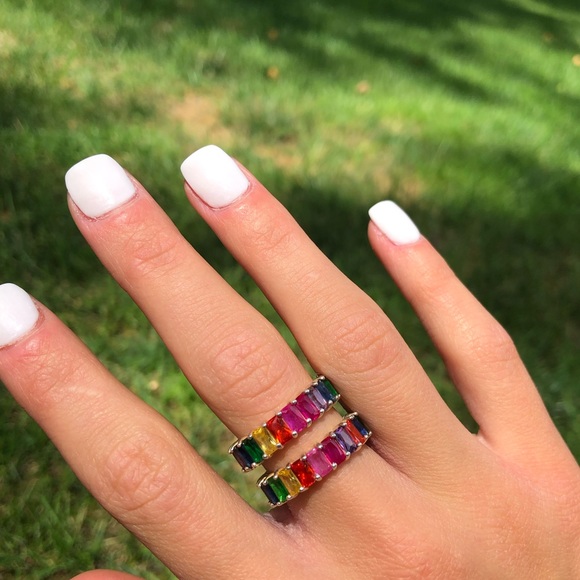 Adinas Jewels Jewelry - Adinas Jewels Rainbow Collection Rings. Adinas Jewels Jewelry - Adinas Jewels Rainbow Collection Rings.